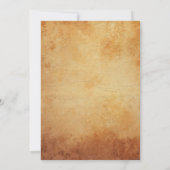 Antique 90. Geburtstag Einladung (Rückseite)