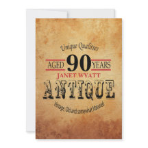 Antique 90. Geburtstag