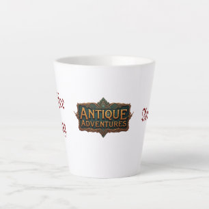 Antique Adventures Typografie Kunst Zeitlos -  Milchtasse