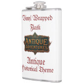 Antique Adventures Typografy Art Zeitlos - Flachmann (Links)