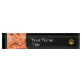 ANTIQUE ÄGYPTISCHE HONEY BIE, BEEKEEPER Red Black Namensplakette (Vorderseite)