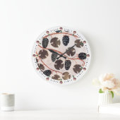 ANTIQUE ÄGYPTISCHE WEINRÜBE UND WEINEN GROßE WANDUHR (Zuhause)