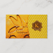 ANTIQUE ÄGYPTISCHES HONEY BIES BEEKEEPER WAX SIEGE VISITENKARTE (Rückseite)