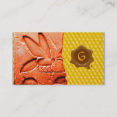 ANTIQUE ÄGYPTISCHES HONEY BIES BEEKEEPER WAX SIEGE VISITENKARTE (Rückseite)