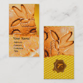 ANTIQUE ÄGYPTISCHES HONEY BIES BEEKEEPER WAX SIEGE VISITENKARTE (Vorne/Hinten)