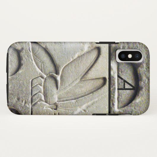 ANTIQUE ÄGYPTISCHES HONEY BIS BEEKEEPER MONOGRAM Case-Mate iPhone HÜLLE (Rückseite (Horizontal))