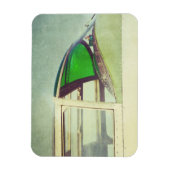 Antique Airplane Cockpit Green Magnet (Vertikal)