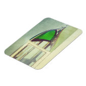 Antique Airplane Cockpit Green Magnet (Linke Seite)