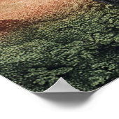 Antique Animals Jungle Print Poster (Ecke)