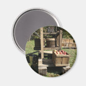 Antique Apple Cider Press Magnet (Vorderseite/Rückseite)