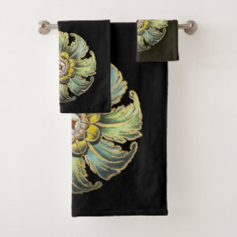 Antique Architectural Rosette Nr. 1 Badhandtuch Set