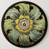Antique Architectural Rosette Nr. 1 Button (Vorderseite)