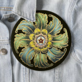 Antique Architectural Rosette Nr. 1 Button (Beispiel)