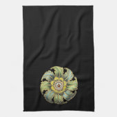 Antique Architectural Rosette Nr. 1 Geschirrtuch (Vertikal)