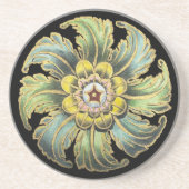 Antique Architectural Rosette Nr. 1 Getränkeuntersetzer (Vorne)