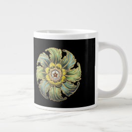 Antique Architectural Rosette Nr. 1 Jumbo-Tasse