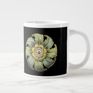 Antique Architectural Rosette Nr. 1 Jumbo-Tasse
