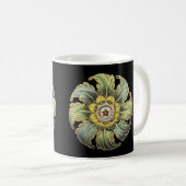 Antique Architectural Rosette Nr. 1 Kaffeetasse (VorderseiteRechts)