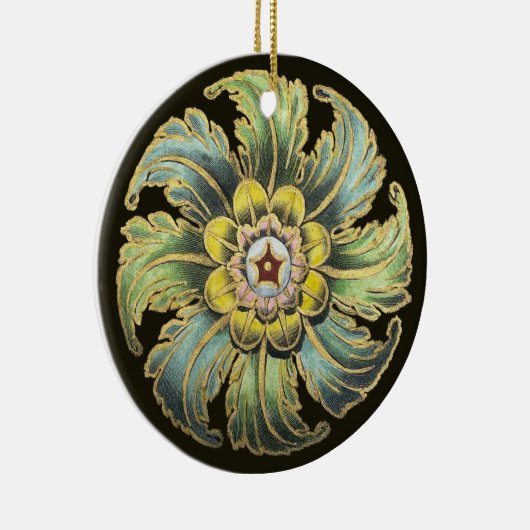 Antique Architectural Rosette Nr. 1 Keramik Ornament (Rechts)