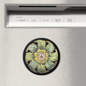 Antique Architectural Rosette Nr. 1 Magnet (In Situ (Geschirrspüler))