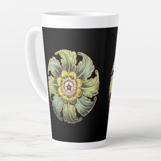 Antique Architectural Rosette Nr. 1 Milchtasse (Linke Ecke)