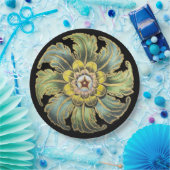 Antique Architectural Rosette Nr. 1 Pappteller (Party)