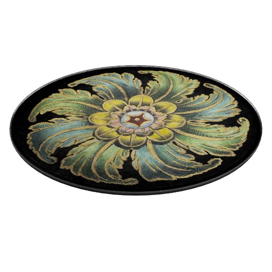 Antique Architectural Rosette Nr. 1 Schneidebrett (Ecke)