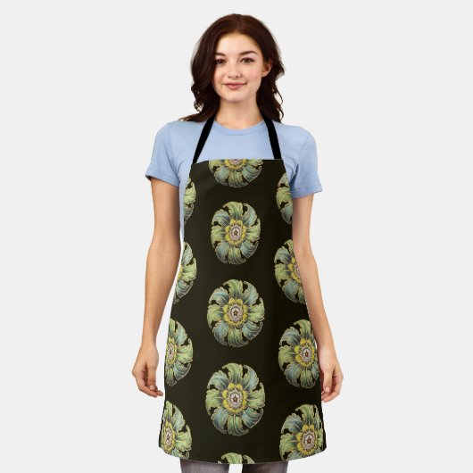 Antique Architectural Rosette Nr. 1 Schürze (Getragen)