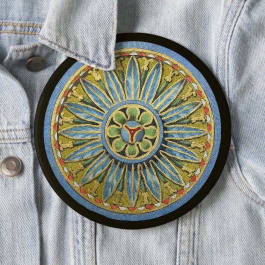 Antique Architectural Rosette Nr. 2 Button (Beispiel)