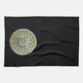 Antique Architectural Rosette Nr. 2 Geschirrtuch (Horizontal)