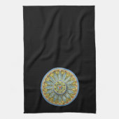 Antique Architectural Rosette Nr. 2 Geschirrtuch (Vertikal)