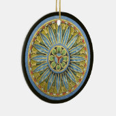 Antique Architectural Rosette Nr. 2 Keramik Ornament (Rechts)