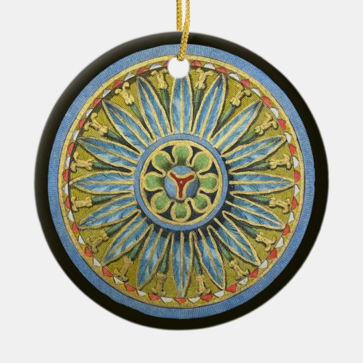 Antique Architectural Rosette Nr. 2 Keramik Ornament (Vorne)