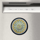 Antique Architectural Rosette Nr. 2 Magnet (In Situ (Geschirrspüler))