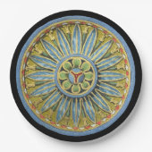Antique Architectural Rosette Nr. 2 Pappteller (Vorderseite)