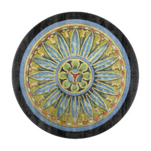 Antique Architectural Rosette Nr. 2 Schneidebrett