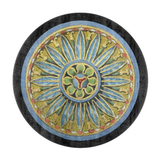 Antique Architectural Rosette Nr. 2 Schneidebrett (Vorderseite)