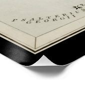 Antique Aries Astronomisches Diagramm Zodiac Astro Poster (Ecke)