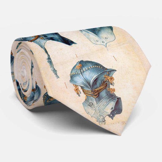 ANTIQUE ARMORS/DREI STUDIEN EINER HELMET-NACHT KRAWATTE (Gerollt)