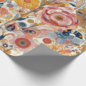 Antique Art Nouveau Style Feine Malerei Geschenkpapier (Ecke)