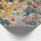 Antique Art Nouveau Style Feine Malerei Geschenkpapier (Ecke)