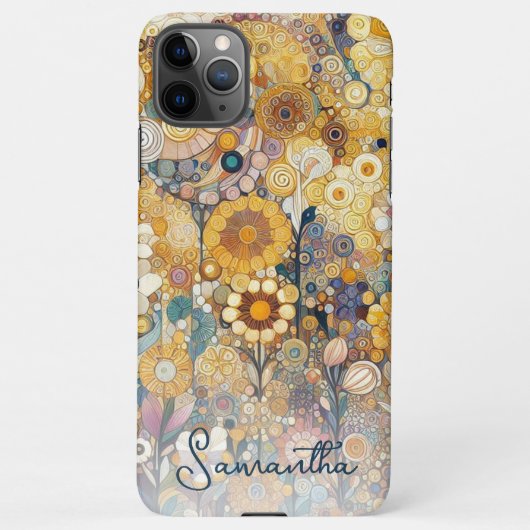 Antique Art Nouveau Style Feine Malerei iPhone Hülle (Rückseite)