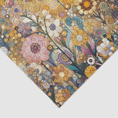 Antique Art Nouveau Style Feine Malerei Seidenpapier (Ausschnitt)