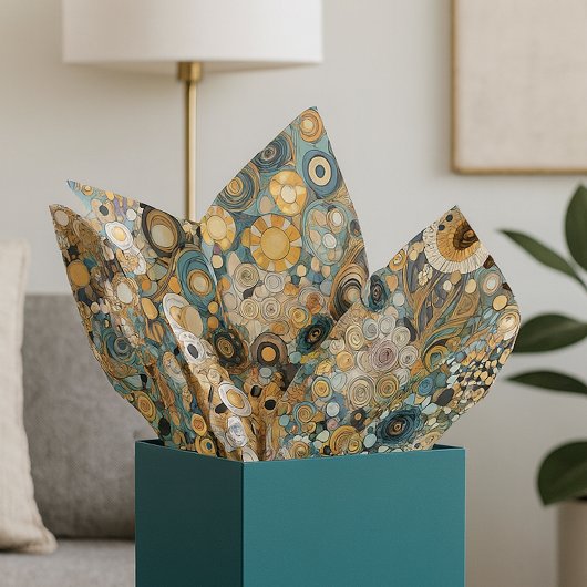 Antique Art Nouveau Style Feine Malerei Seidenpapier