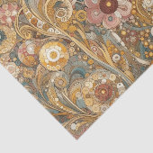 Antique Art Nouveau Style Feine Malerei Seidenpapier (Ausschnitt)