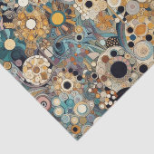 Antique Art Nouveau Style Feine Malerei Seidenpapier (Ausschnitt)