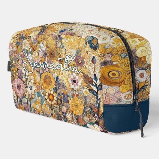 Antique Art Nouveau Style Feine Malerei Waschbeutel (Rechte Ecke)