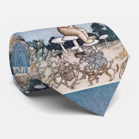 Antique Arthur Rackham Peter Pan Krawatte (Gerollt)