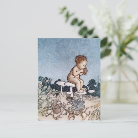 Antique Arthur Rackham Peter Pan Postkarte (Stehend Vorderseite)