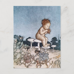 Antique Arthur Rackham Peter Pan Postkarte